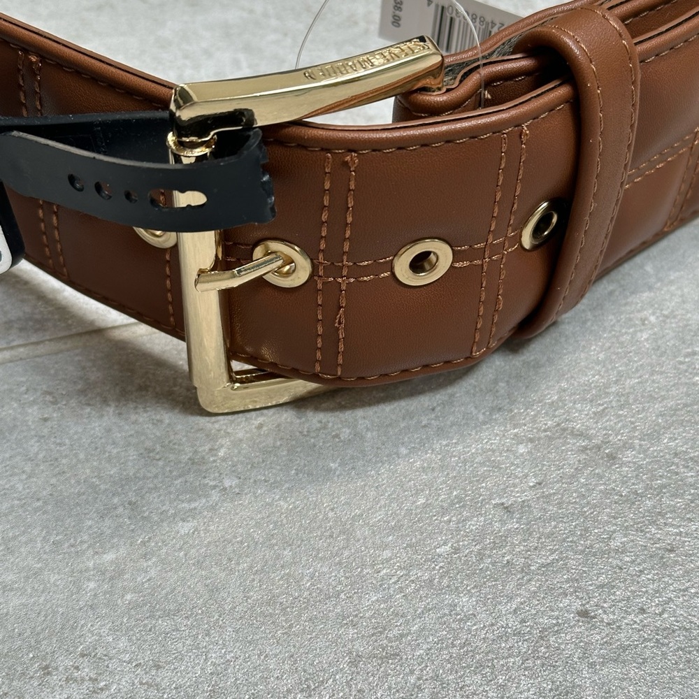 Steve Madden Brown Belt - Picture 2 of 6
